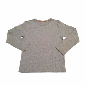 Mini Boden Girls Grey Long Sleeve Shirt 7/8